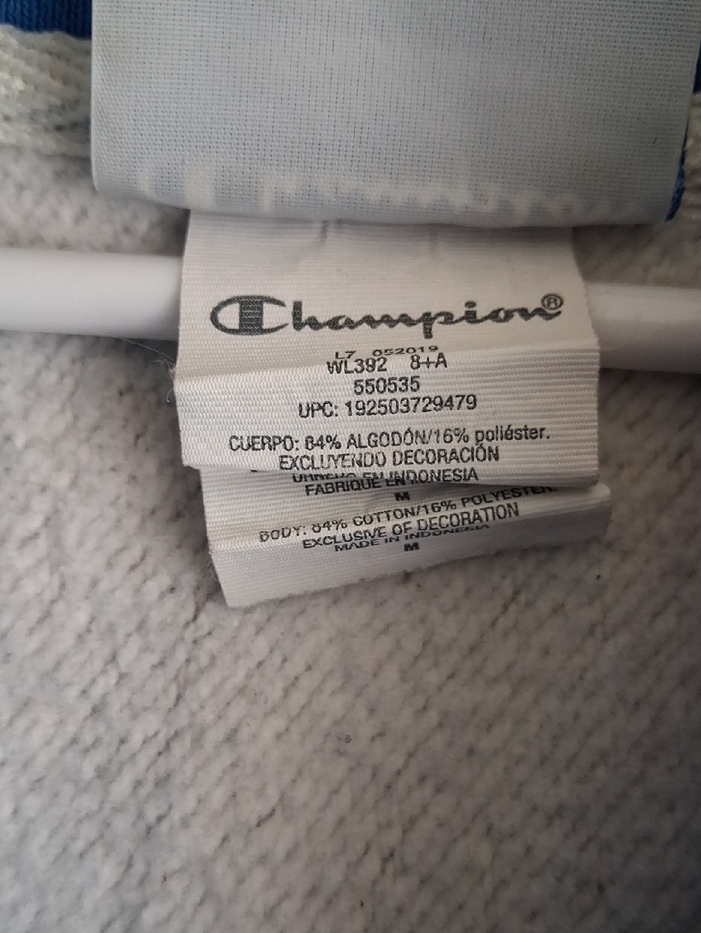 Champion Reverse Colorblock Pullover Sweater Medium - Picture 3 of 4